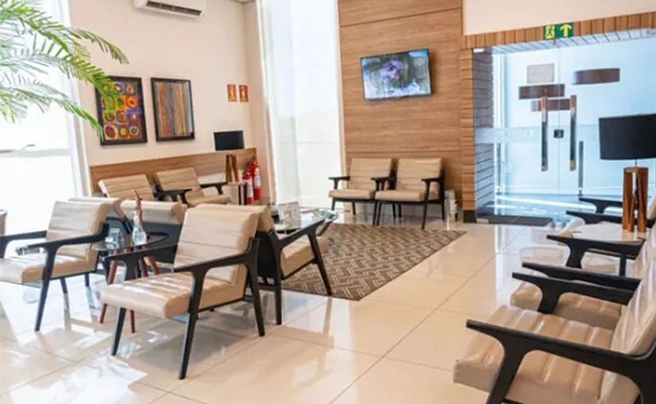 Sala de espera da Gerare, no Plano Diretor Sul, Palmas.